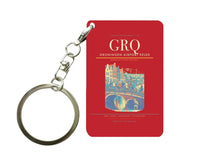 Thumbnail for Groningen Airport Eelde (GRQ) design on red key chain