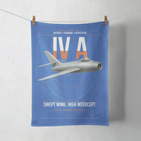 Thumbnail for Dassault Mystère IV A design on blue towel