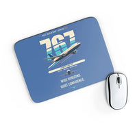 Thumbnail for Boeing 767-300ER design on blue rectangle mouse pad