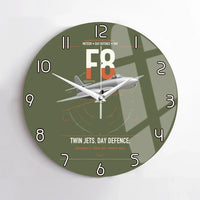 Thumbnail for Gloster Meteor F8 design on green army no frame wall clock