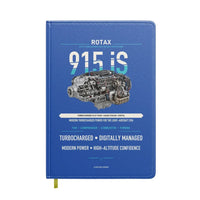 Thumbnail for 915 iS design on blue notebook