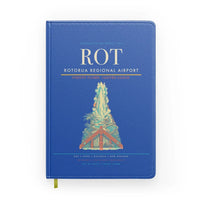 Thumbnail for Rotorua Regional Airport (ROT) design on blue notebook