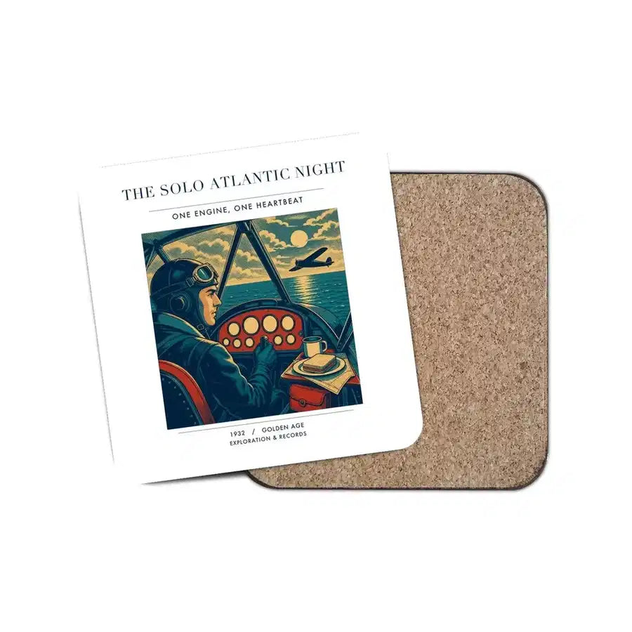 The Solo Atlantic Night - Designed Coasters design on white 1-piece