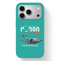 Thumbnail for C-390 Millennium design on turquoise magsafe iphone case, for iPhone 17 Pro