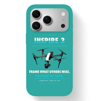 Thumbnail for DJI Inspire 3 Case design on turquoise iphone case