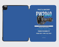 Thumbnail for PW2040 design on blue ipad tablet case