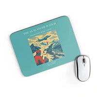 Thumbnail for VINTAGE G4344 - The Avalanche Watch - Designed Mouse Pads design on turquoise rectangle