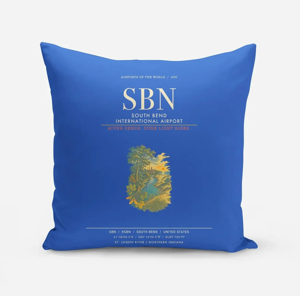 South Bend International Airport SBN - Blue