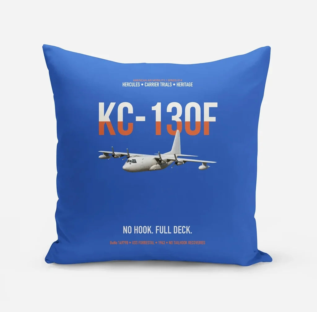 KC-130F BuNo 149798 design on blue pillow
