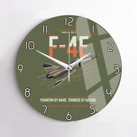 Thumbnail for F-4E Phantom II design on green army no frame wall clock