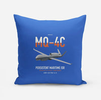 Thumbnail for MQ-4C Triton IFC-4 design on blue pillow