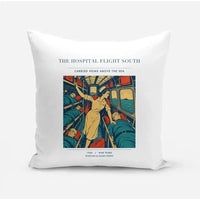Thumbnail for VINTAGE G4515 - The Hospital Flight South - Designed Pillows design on white