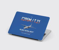 Thumbnail for Airbus C295M T.21 design on blue MacBook case