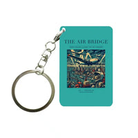 Thumbnail for VINTAGE G4099 - The Air Bridge - Designed Key Chain design on turquoise