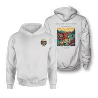Thumbnail for VINTAGE G4289 - The Salmon Run Charter - Double-Side Hoodie design on white double side