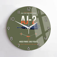 Thumbnail for AJ-2 Savage Tanker design on green army no frame wall clock