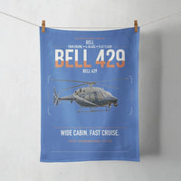 Thumbnail for Bell 429 design on blue towel
