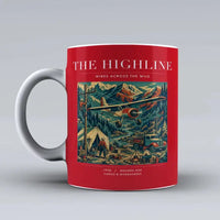 Thumbnail for VINTAGE G4051 - The Highline - Ceramic Mug design on red