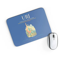Thumbnail for Yamaguchi Ube Airport (UBJ) design on blue rectangle mouse pad