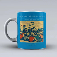 Thumbnail for VINTAGE G4430 - The Storytellers' Bench - Ceramic Mug design on turquoise