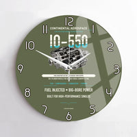 Thumbnail for IO-550 design on green army no frame wall clock