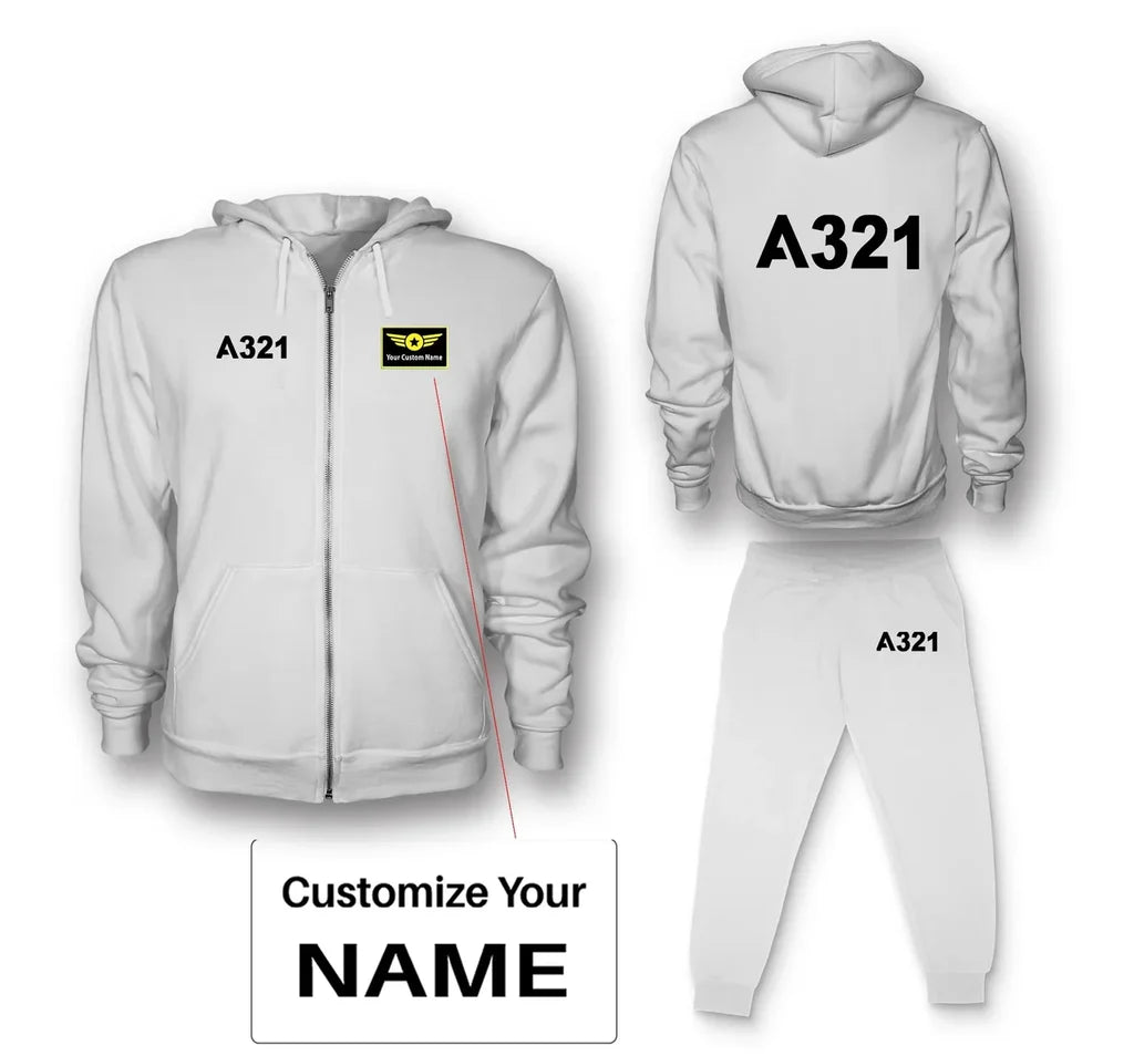 Customisable Airbus A321 Hoodie - view 15