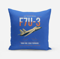 Thumbnail for F7U-3 Cutlass design on blue pillow