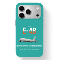 Thumbnail for E-4B Nightwatch design on turquoise magsafe iphone case, for iPhone 17 Pro