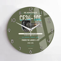 Thumbnail for CF34-10E design on green army no frame wall clock