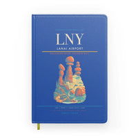 Thumbnail for Lanai Airport (LNY) design on blue notebook