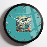 Thumbnail for VINTAGE G4052 - The Search And Rescue - Designed Wall Clocks design on turquoise framed