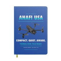 Thumbnail for Parrot ANAFI USA design on blue notebook