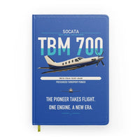 Thumbnail for Socata TBM 700 design on blue notebook