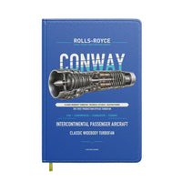Thumbnail for CONWAY design on blue notebook