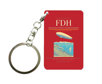 Thumbnail for Bodensee-Airport Friedrichshafen (FDH) design on red key chain