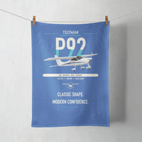 Thumbnail for Tecnam P92 Echo MkII design on blue towel