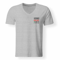 Thumbnail for Airline Pilot Label Designed V-Neck T-Shirts - view 15