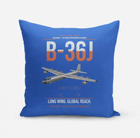 Thumbnail for B-36J Peacemaker design on blue pillow
