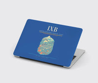 Thumbnail for Bagdogra International Airport (IXB) design on blue MacBook case