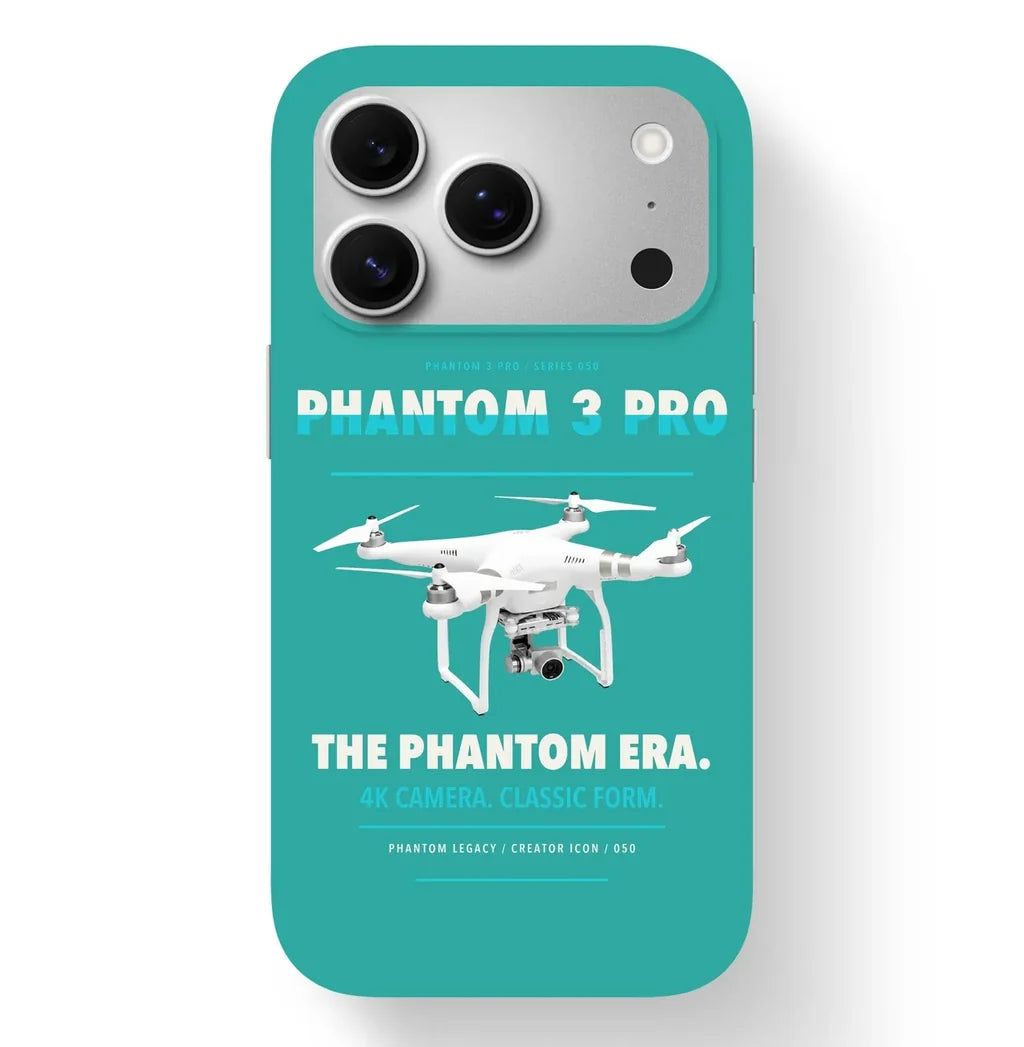 DJI Phantom 3 Professional Case design on turquoise iphone case