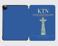 Thumbnail for Ketchikan International Airport (KTN) design on blue ipad tablet case