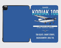Thumbnail for Daher Kodiak 100 Series III design on blue ipad tablet case
