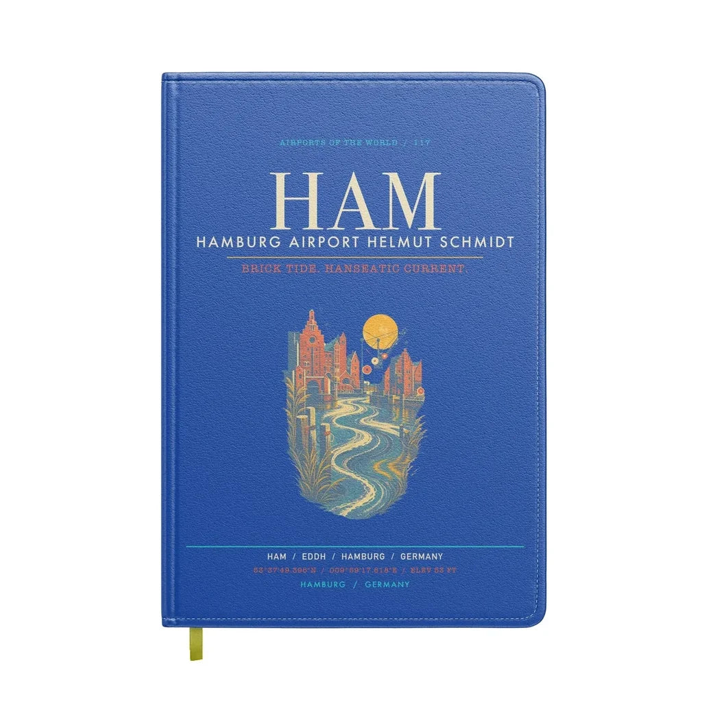 Hamburg Airport Helmut Schmidt HAM - Elbe Brick Tide Signal - Blue