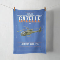 Thumbnail for Westland Gazelle AH1 design on blue towel