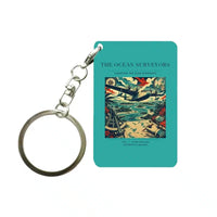 Thumbnail for VINTAGE G4064 - The Ocean Surveyors - Designed Key Chain design on turquoise