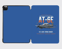 Thumbnail for AT-6E Wolverine Light Attack design on blue ipad tablet case