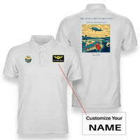 Thumbnail for VINTAGE G4395 - The Night Circuit Practice - Double-Side Polo T-Shirt design on white+name