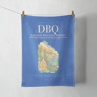 Thumbnail for Dubuque Regional Airport (DBQ) design on blue towel