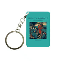 Thumbnail for VINTAGE G4102 - The Final Boarding - Designed Key Chain design on turquoise