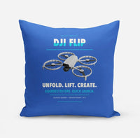 Thumbnail for DJI Flip design on blue pillow
